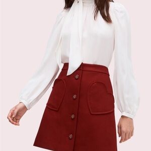 kate spade Heart Pocket Skirt